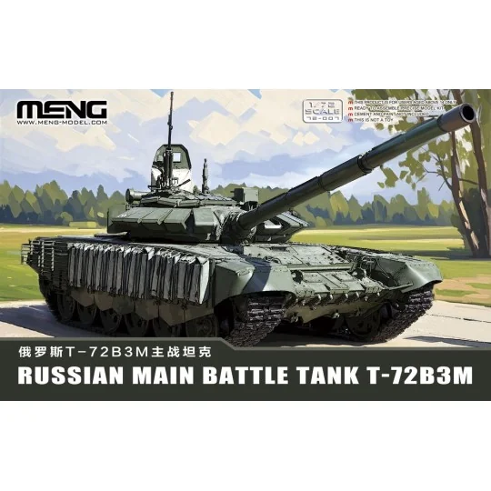 Russian Main Battle Tank T-72B3M - MENG-Model 72-007