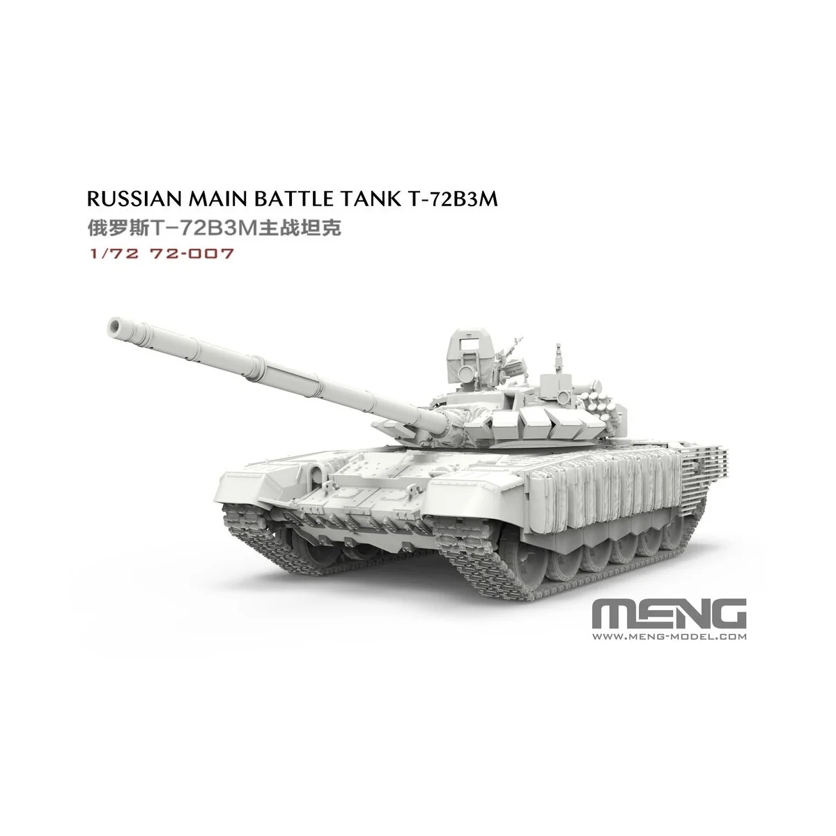 Russian Main Battle Tank T-72B3M, 1/72 - MENG-Model 72-007