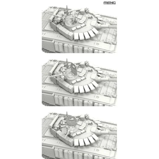 Russian Main Battle Tank T-72B3M - MENG-Model 72-007