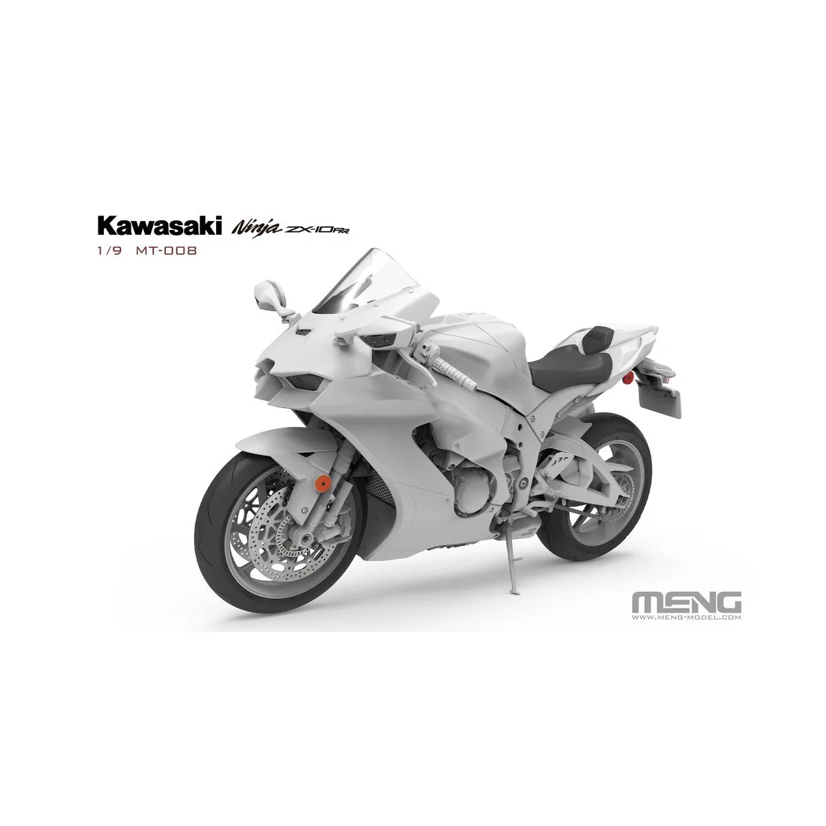 Kawasaki Ninja ZX-10RR, 1/9 - MENG-Model MT-008 Kawasaki Ninja ZX-10RR, 1/9 - MENG-Model MT-008