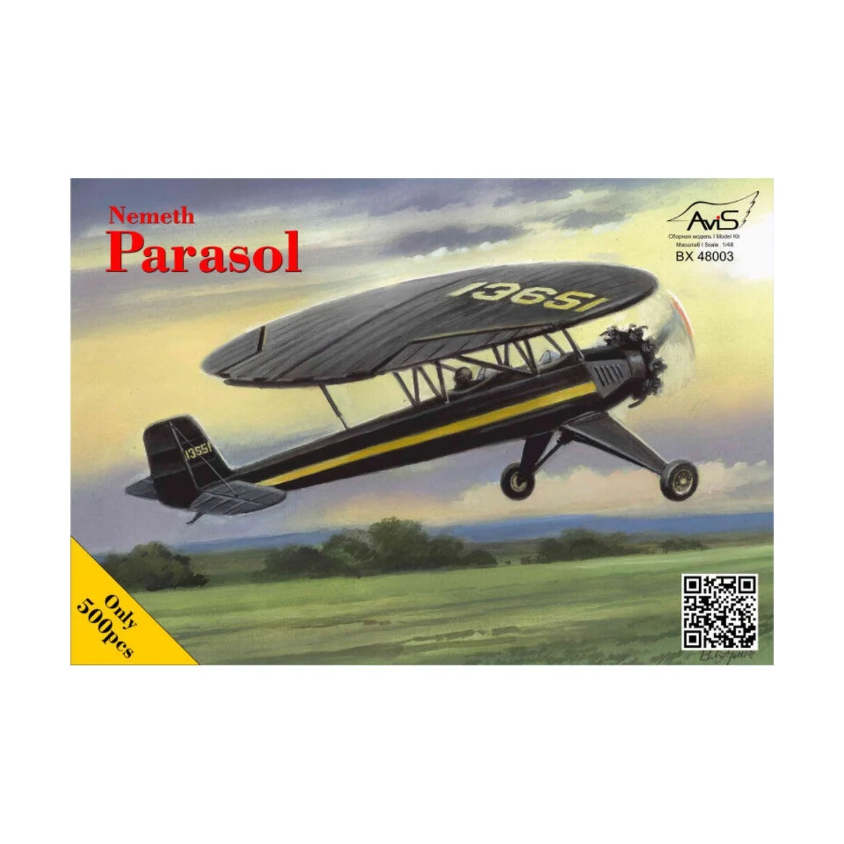 Nemeth Parasol, 1/48 - Avis AV48003