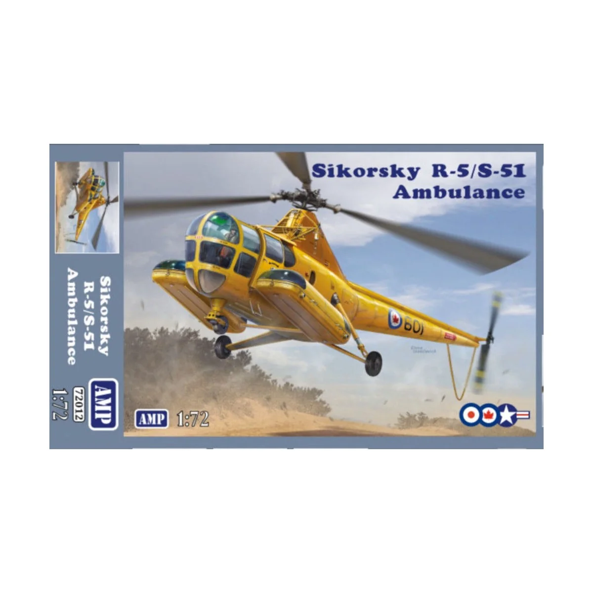 Sikorsky R-5/S-51 Ambulance - Micro Mir AMP AMP72012