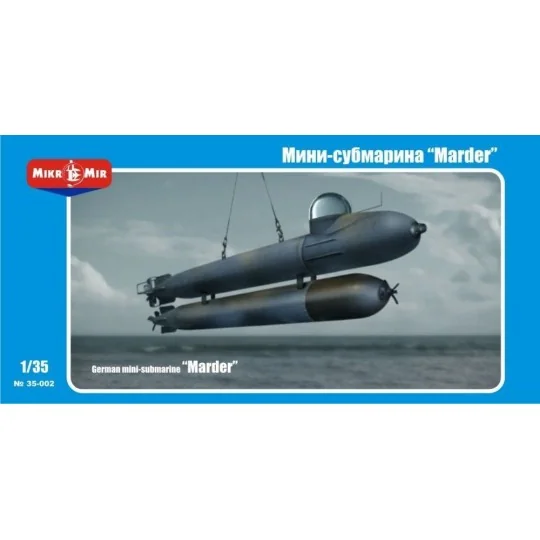 German mini-submarine "Marder", 1/35 - Micro Mir AMP MM35-002