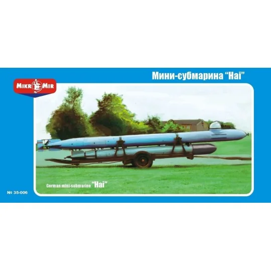 German mini-submarine "Hai", 1/35 - Micro Mir AMP MM35-006 German mini-submarine "Hai", 1/35 - Micro Mir AMP MM35-006