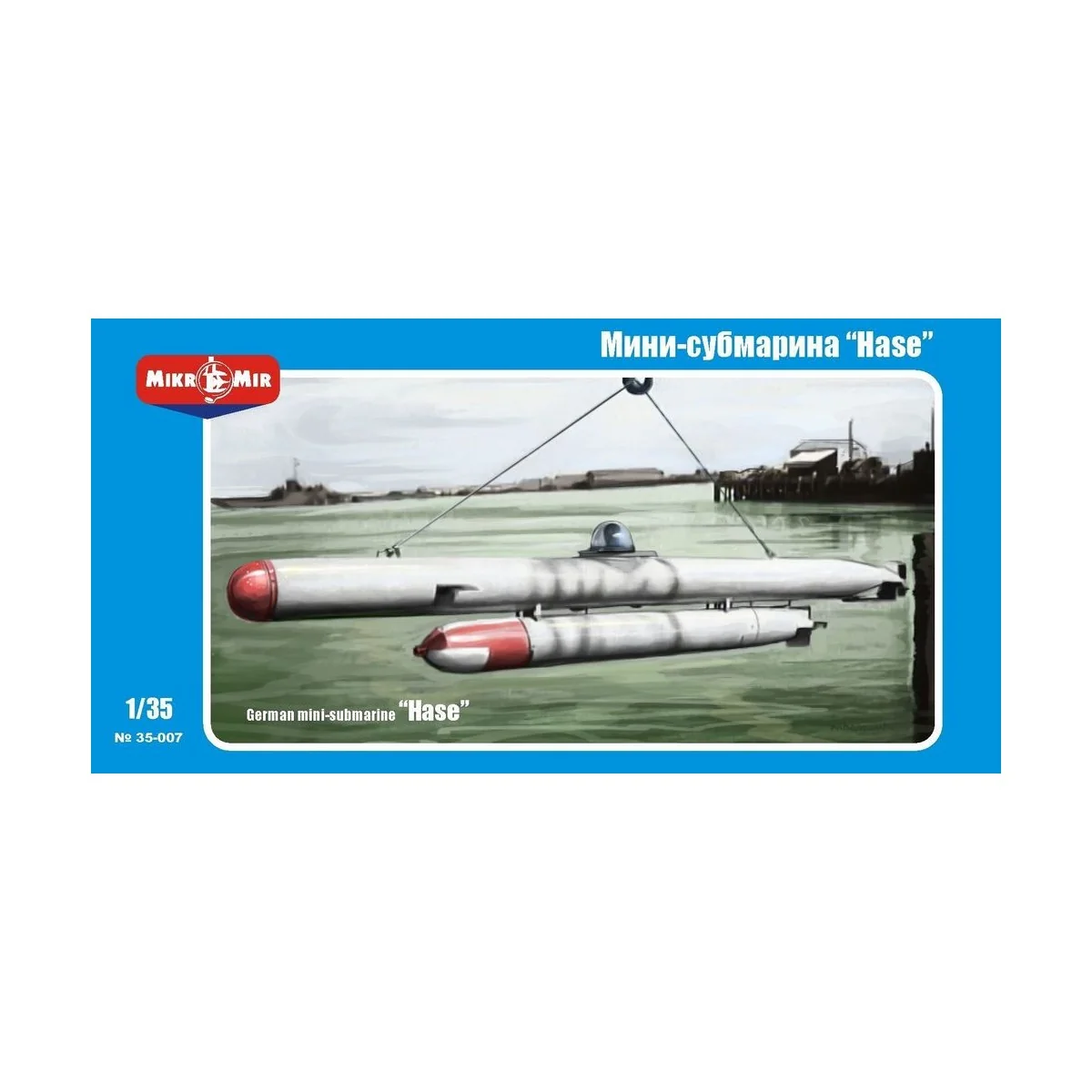 German mini-submarine "Hase", 1/35 - Micro Mir AMP MM35-007
