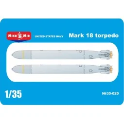 US NAVY Mark 18 torpedo, 2 pcs, 1/35 - Micro Mir AMP MM35-020