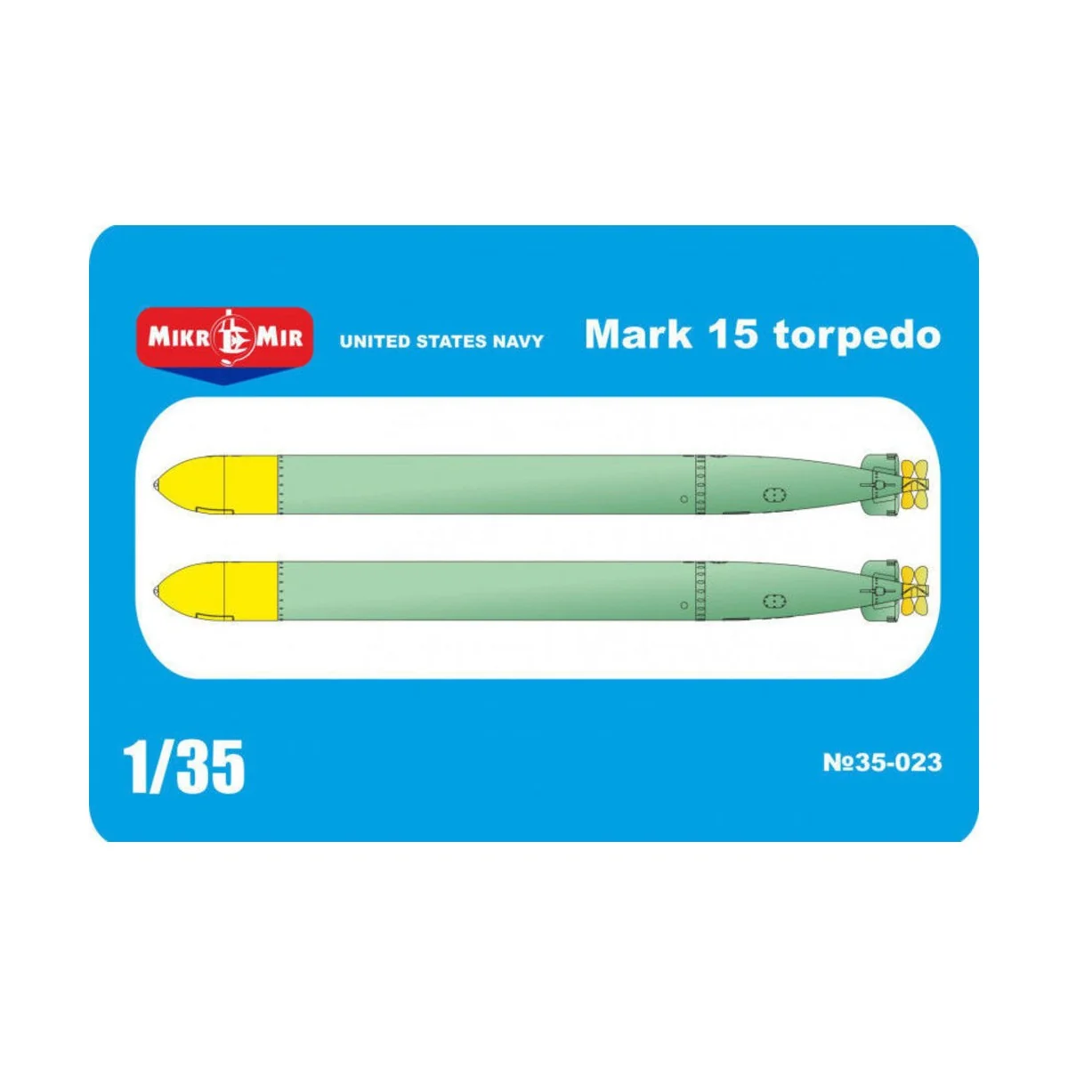 US Mk15 torpedo, 1/35 - Micro Mir AMP MM35-023