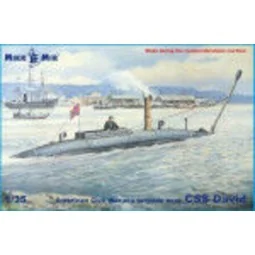 CSS David torpedo boat American Civil War-era - Micro Mir AMP MM35-026