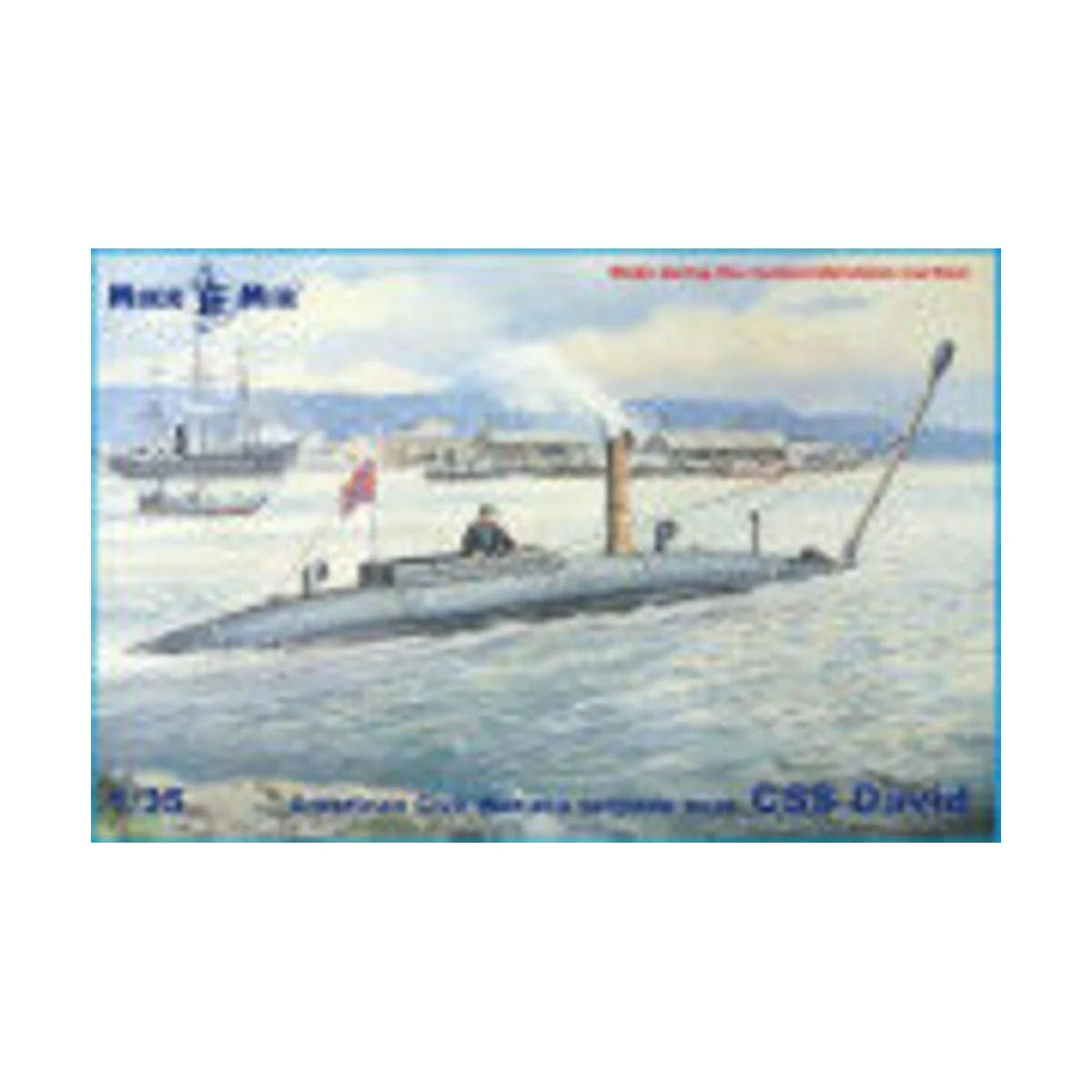 CSS David torpedo boat American Civil War-era - Micro Mir AMP MM35-026