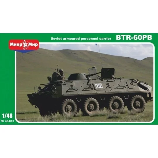 BTR-60PB Soviet armored personnel carrie - Micro Mir AMP MM48-012