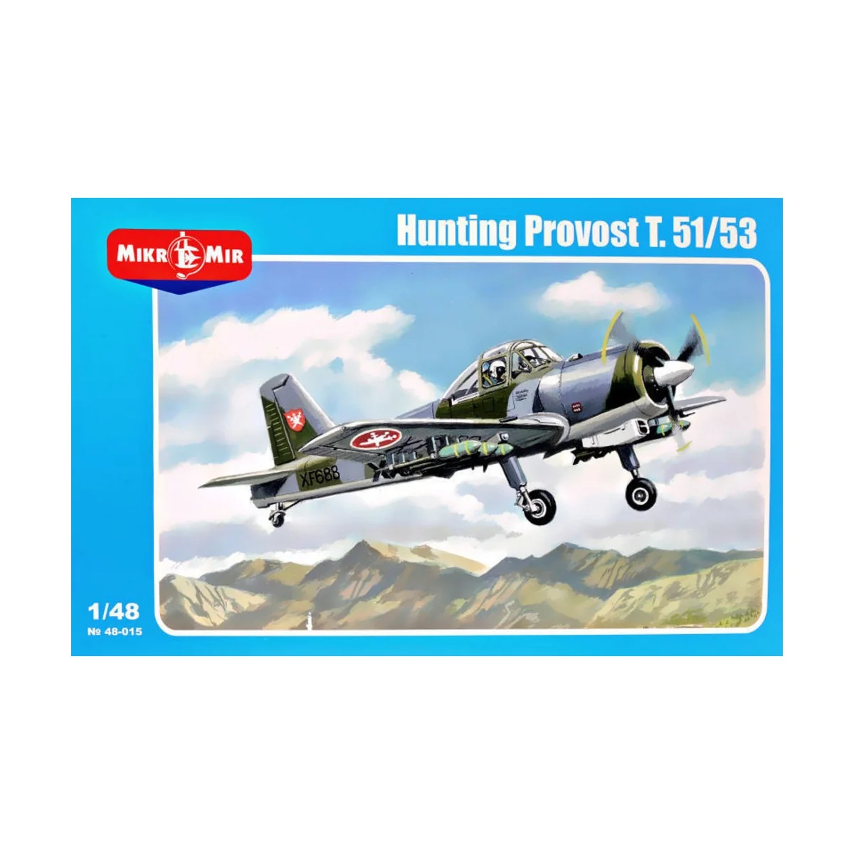 Hunting Provost T.51/53 (armed version), 1/48 - Micro Mir AMP MM48-015