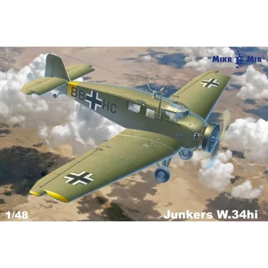 Junkers W.34hi, 1/48 - Micro Mir AMP MM48-019 Junkers W.34hi, 1/48 - Micro Mir AMP MM48-019