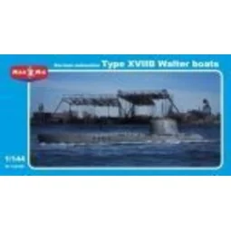 German submarine type XVIIB Walter boats - Micro Mir AMP MM144-006