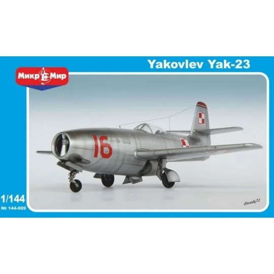 Yakovlev Yak-23 Soviet fighter - Micro Mir AMP MM144-009