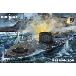USS Monitor, 1/144 - Micro Mir AMP MM144-028