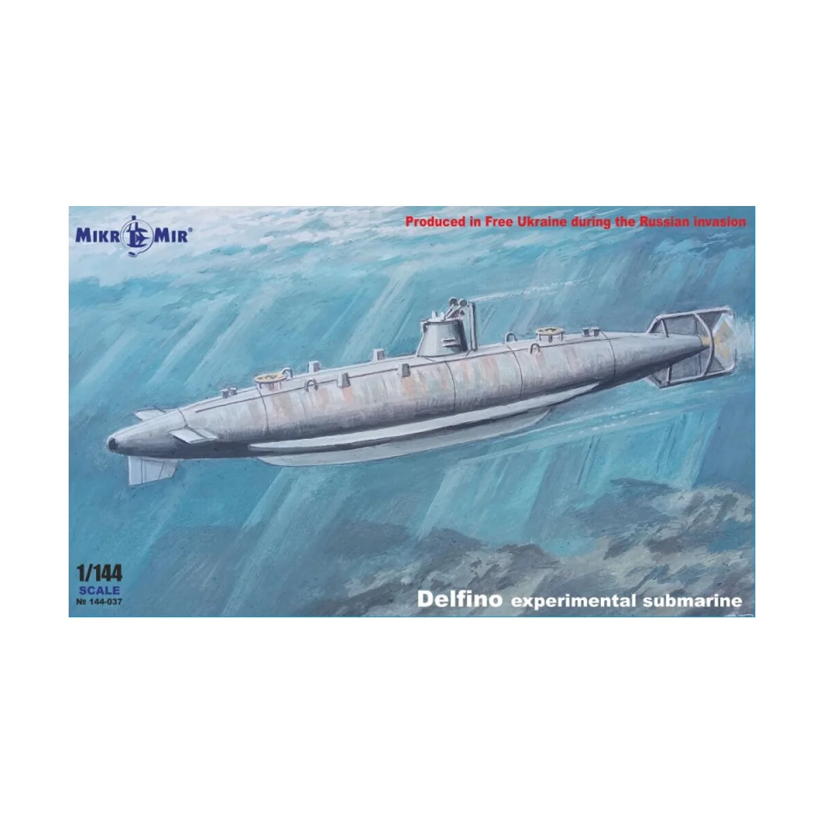 Delfino experimental submarine, 1/144 - Micro Mir AMP MM144-037