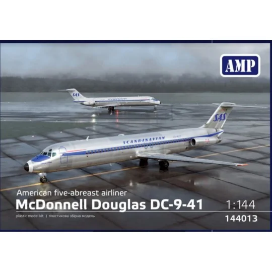McDonnell Douglas Dc-9 /41 SAS, Swedeweys, 1/144 - Micro Mir AMP AM... McDonnell Douglas Dc-9 /41 SAS, Swedeweys, 1/144 - Micro Mir AMP AM...