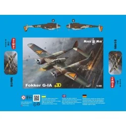 Fokker G-IA + 3D details - Micro Mir AMP MM48-016-PLUS