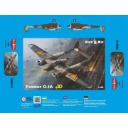 Fokker G-IA + 3D details, 1/48 - Micro Mir AMP MM48-016-PLUS