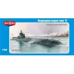 K-21 WWII Soviet submarine - Micro Mir AMP MM350-003