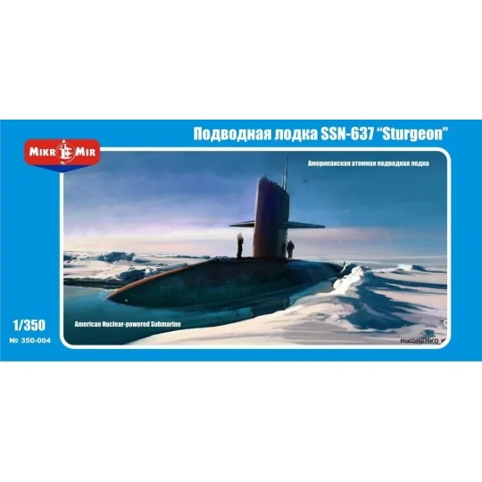 SSN-637 "Sturgeon" U.S. submarine - Micro Mir AMP MM350-004