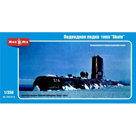 U.S. nuclear-powered submarine Skate cla, 1/350 - Micro Mir AMP MM3... U.S. nuclear-powered submarine Skate cla, 1/350 - Micro Mir AMP MM3...