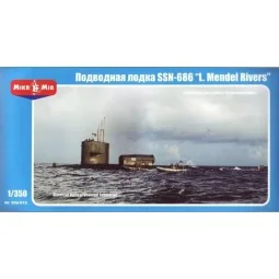 U.S.nuclear-powered submarine SSN-686 MR - Micro Mir AMP MM350-015