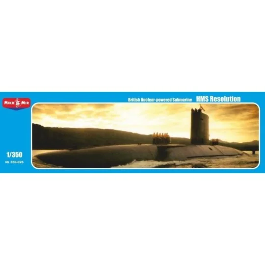 HMS Resolution British nuclear-powered submarine, 1/350 - Micro Mir... HMS Resolution British nuclear-powered submarine, 1/350 - Micro Mir...
