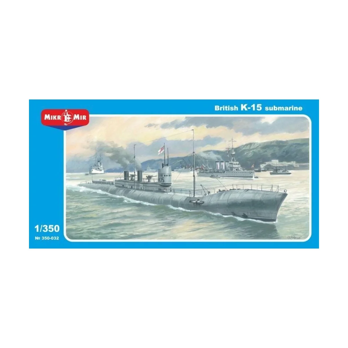 British HMS K-15 Submarine - Micro Mir AMP MM350-032