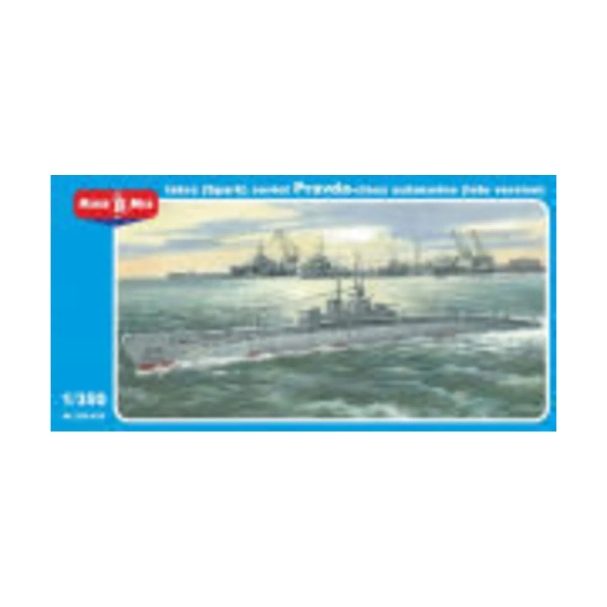 Iskara (Spark) soviet Pravda-class Submarine (late version), 1/350 ...