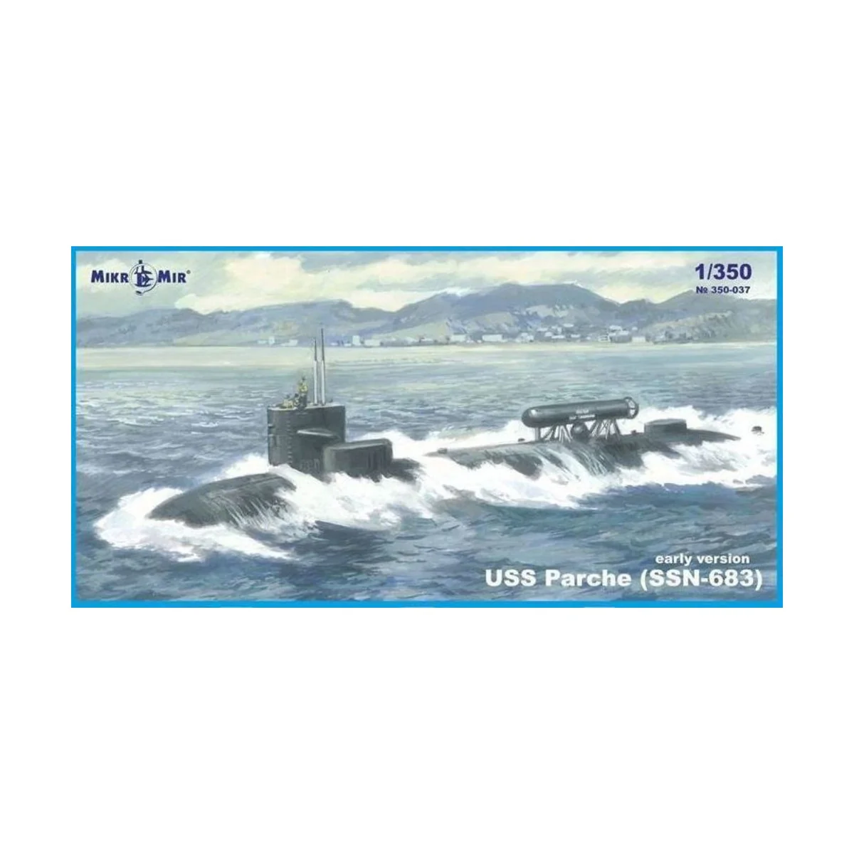 SSN-683 Parche (early version) submarine - Micro Mir AMP MM350-037