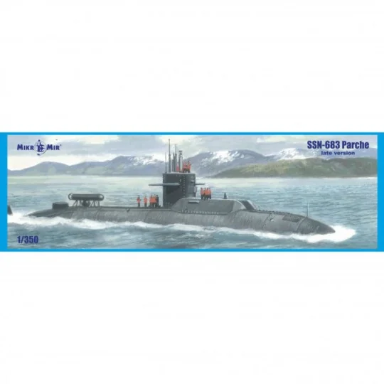 SSN-683 Parche (late version) submarine, 1/350 - Micro Mir AMP MM35...