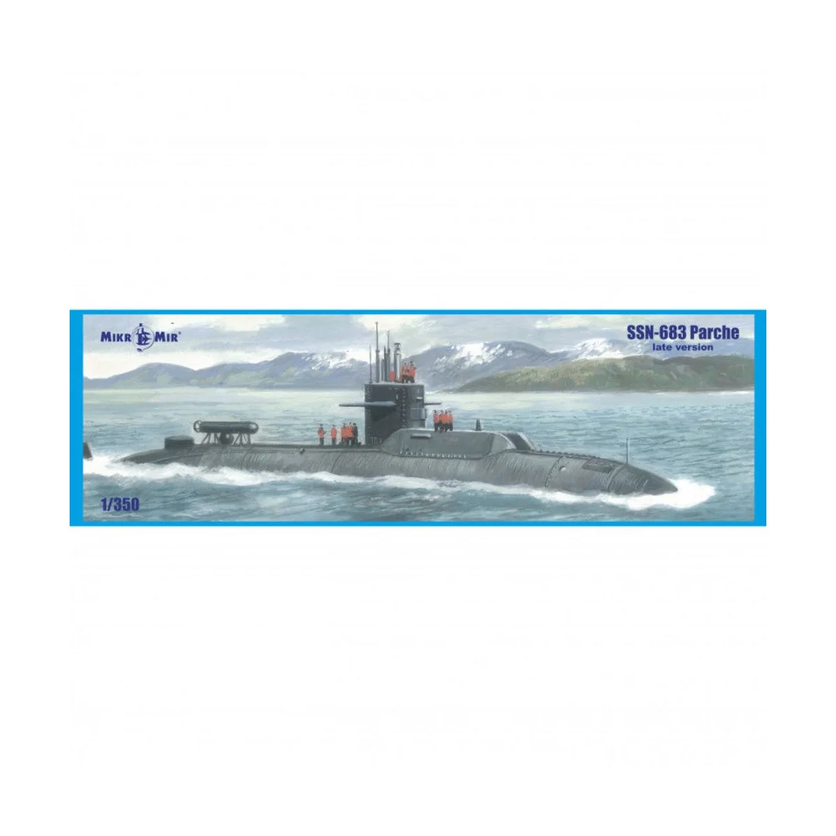 SSN-683 Parche (late version) submarine, 1/350 - Micro Mir AMP MM35...