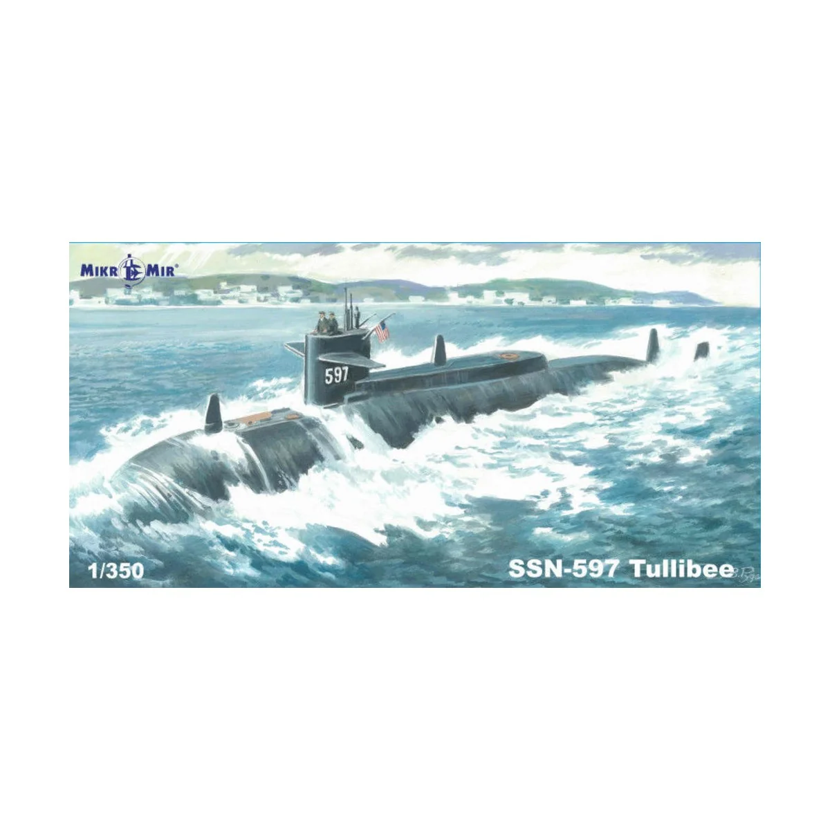 SSN-597 Tullibee - Micro Mir AMP MM350-041