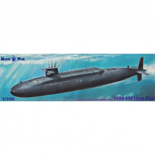 SSBN-608 Ethan Allen, 1/350 - Micro Mir AMP MM350-042 SSBN-608 Ethan Allen, 1/350 - Micro Mir AMP MM350-042