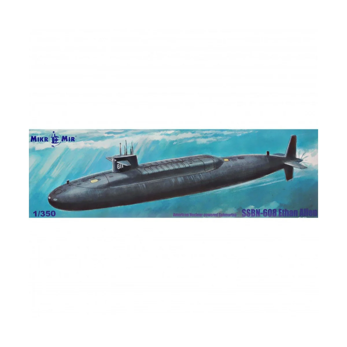 SSBN-608 Ethan Allen, 1/350 - Micro Mir AMP MM350-042 SSBN-608 Ethan Allen, 1/350 - Micro Mir AMP MM350-042