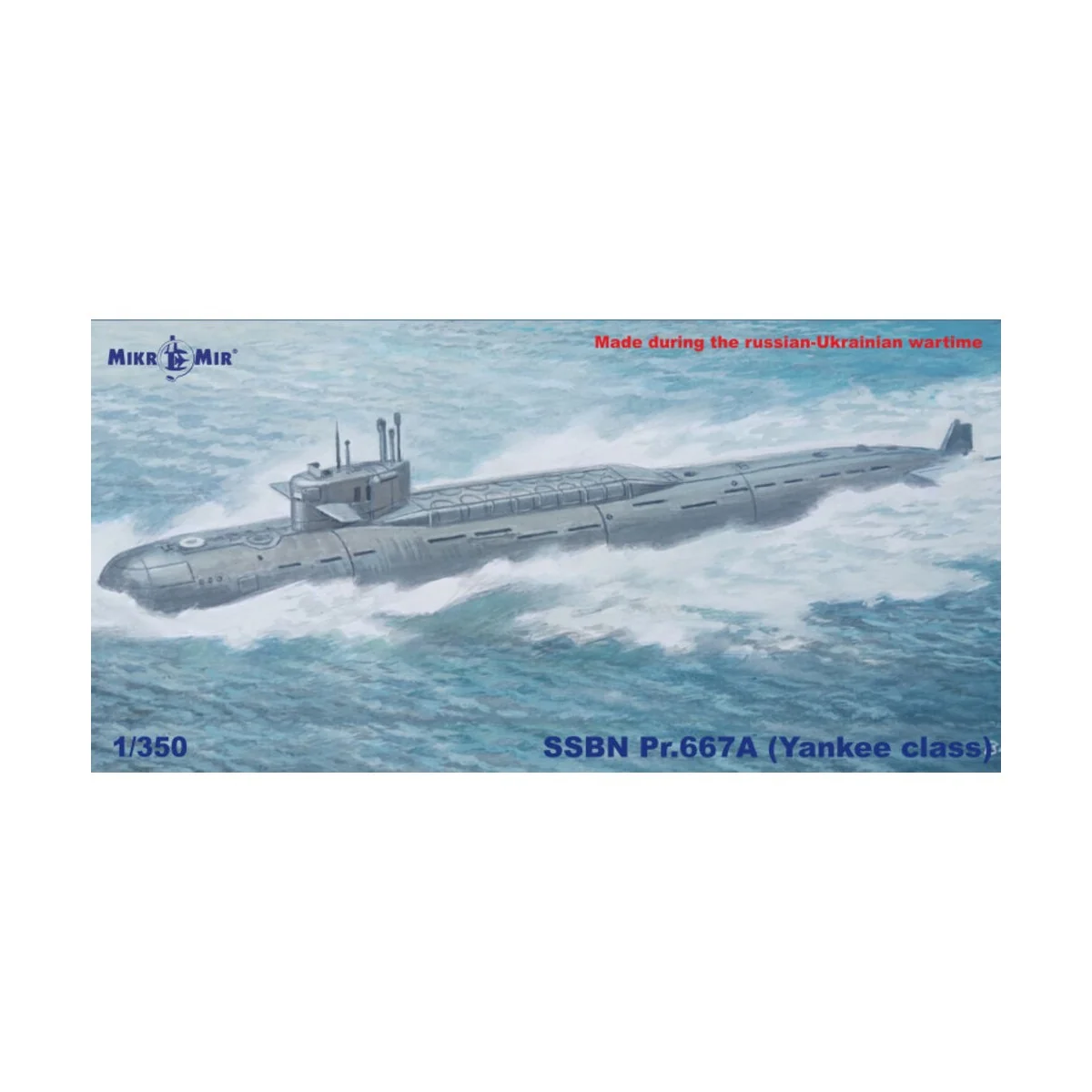 Soviet submarine SSBN Pr.667a (Yankee class), 1/350 - Micro Mir AMP... Soviet submarine SSBN Pr.667a (Yankee class), 1/350 - Micro Mir AMP...