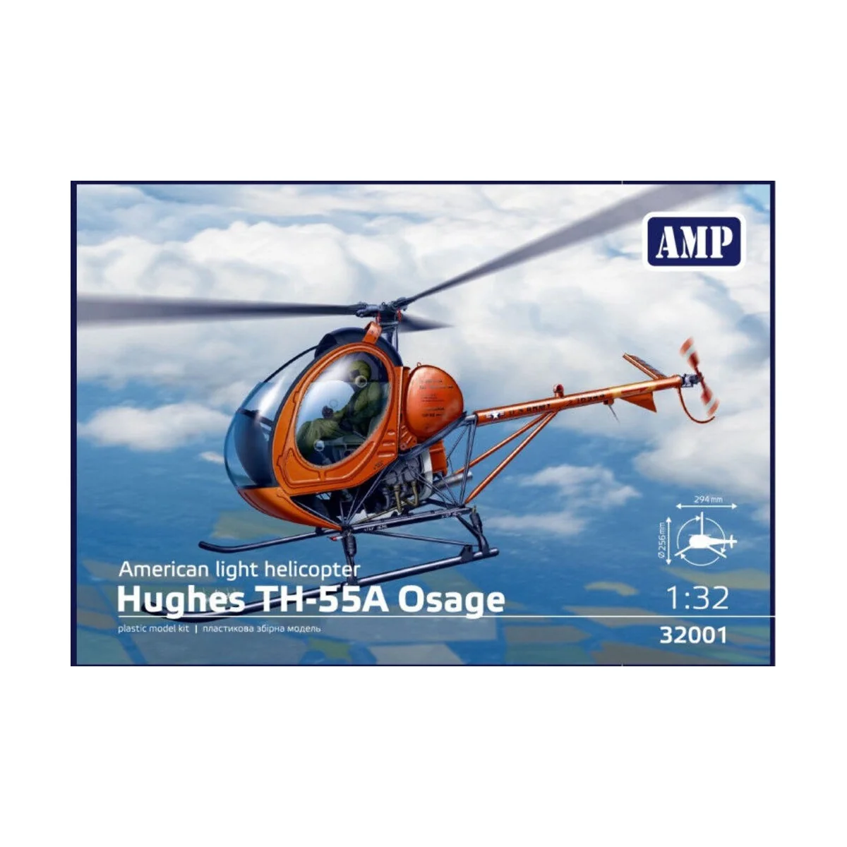 Hughes TH-55A Osage, 1/32 - Micro Mir AMP AMP32001 Hughes TH-55A Osage, 1/32 - Micro Mir AMP AMP32001