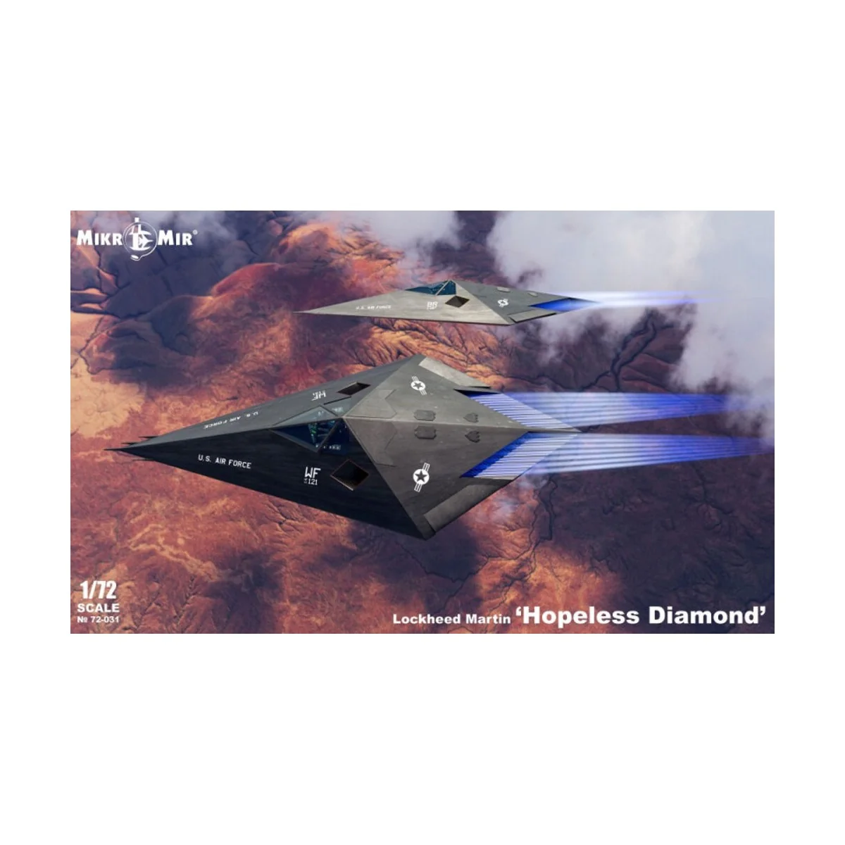 Lockheed Hopeless Diamond Experimental Stealth Concept, 1/72 - Micr...