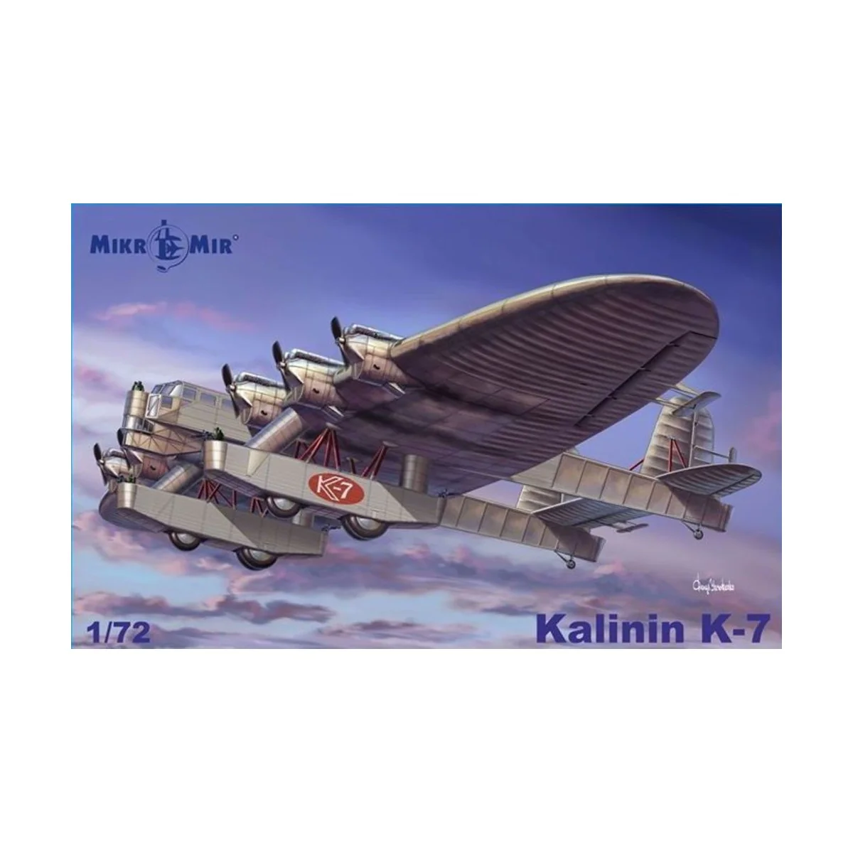 Kalinin K-7, 1/72 - Micro Mir AMP MM72-015
