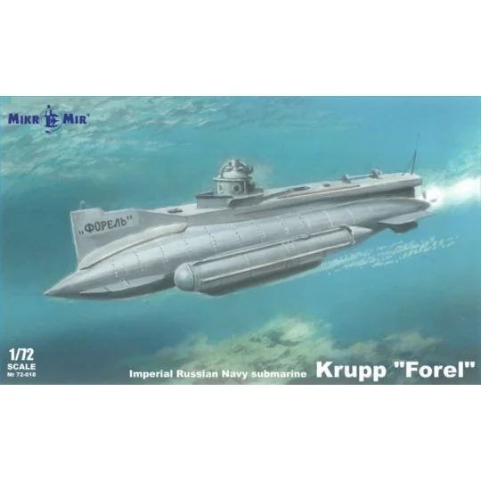 Krupp "Forel" Imperial Russian Navy submarine - Micro Mir AMP MM72-018