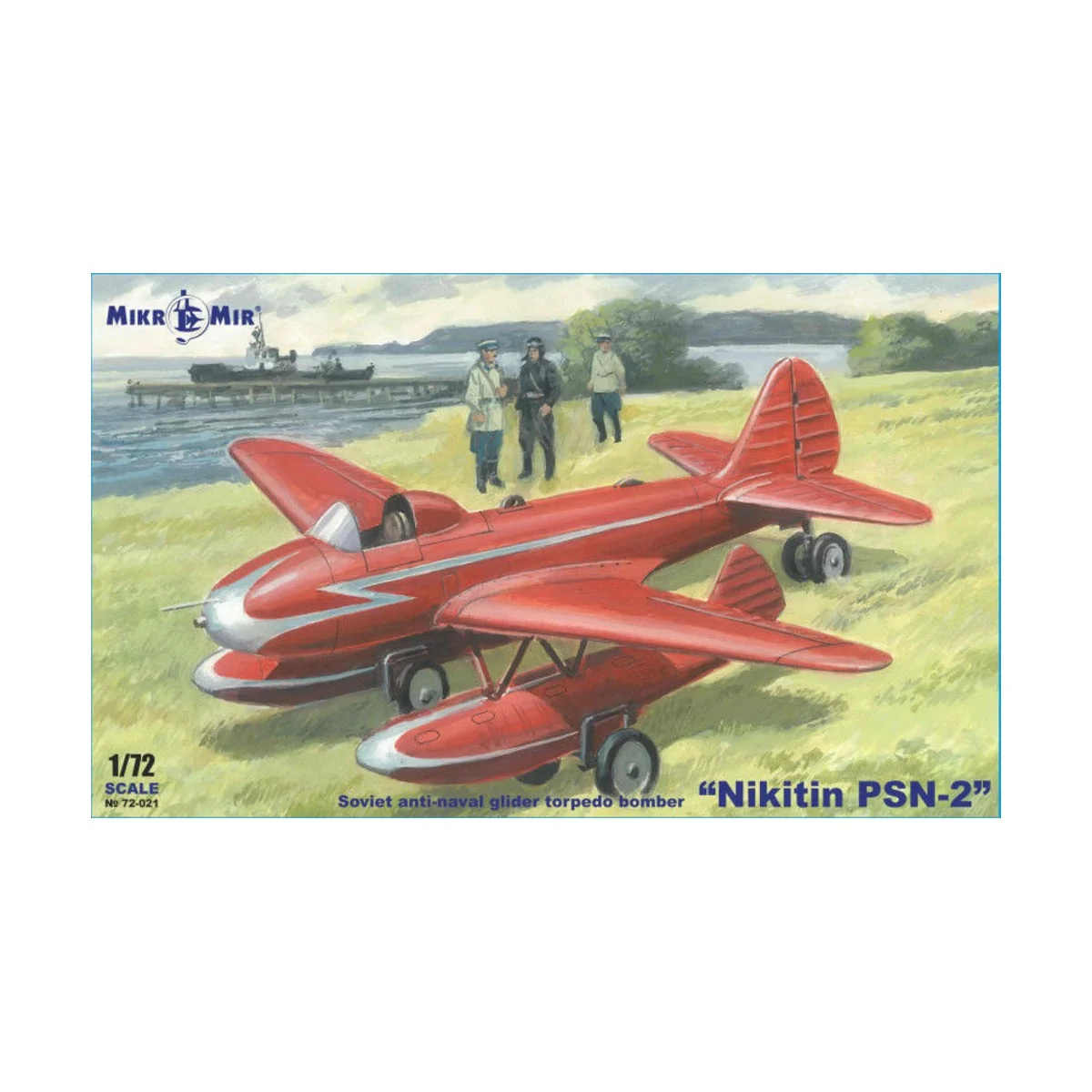 Nikitin PSN-2 Soviet anti-naval glider torpedo bomber, 1/72 - Micro...