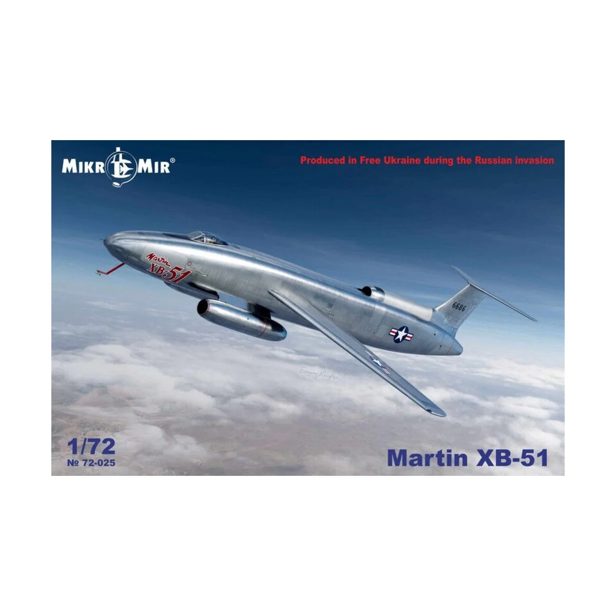 Martin XB-51, 1/72 - Micro Mir AMP MM72-025