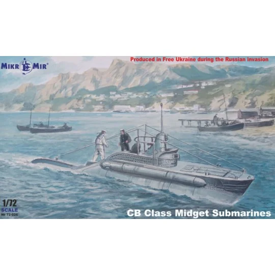 Italian CB Class Midget Submarines, 1/72 - Micro Mir AMP MM72-026