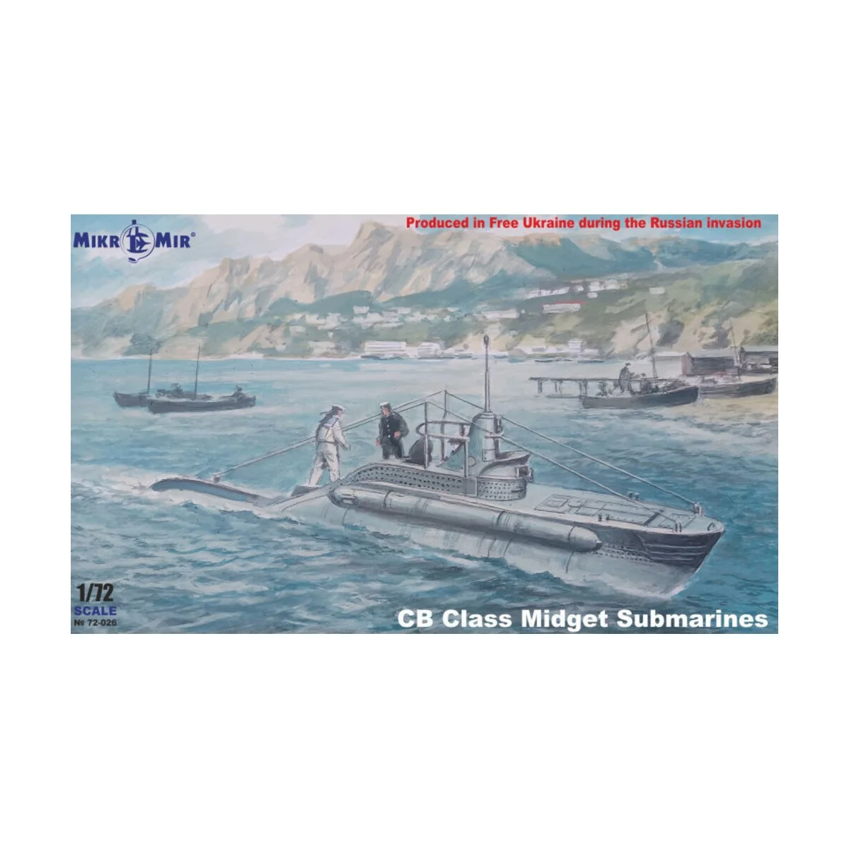 Italian CB Class Midget Submarines, 1/72 - Micro Mir AMP MM72-026
