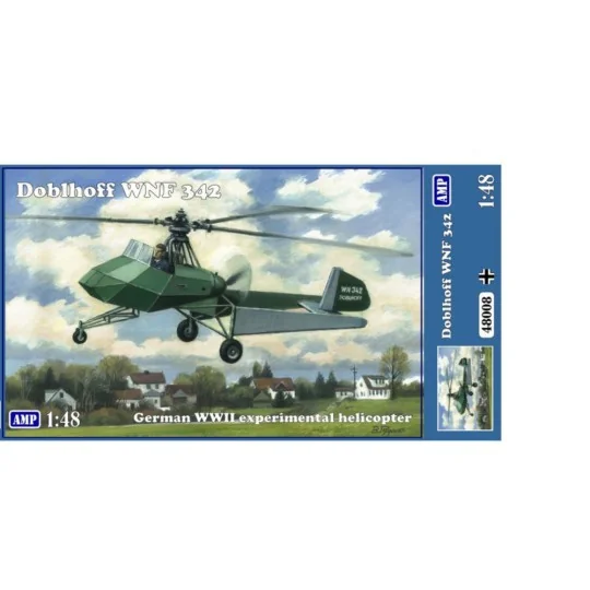 Doblhoff WNF 342 WWII German Experimenta Helicopter, 1/48 - Micro M...