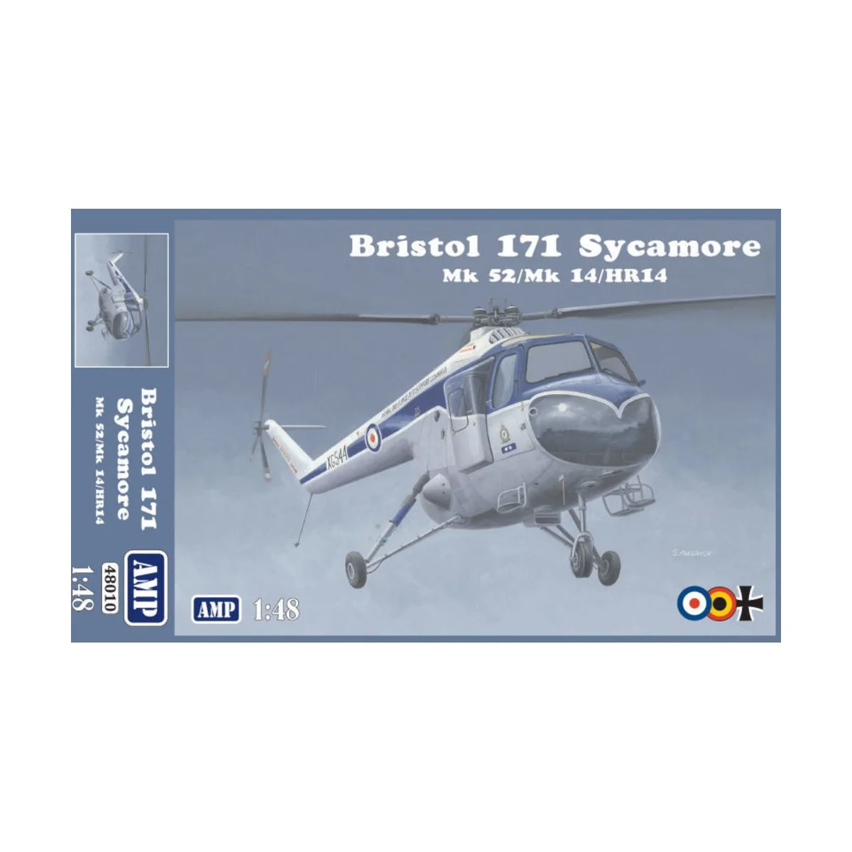 Bristol 171 Sycamore Mk.52/Mk.14/HR14, 1/48 - Micro Mir AMP AMP48010