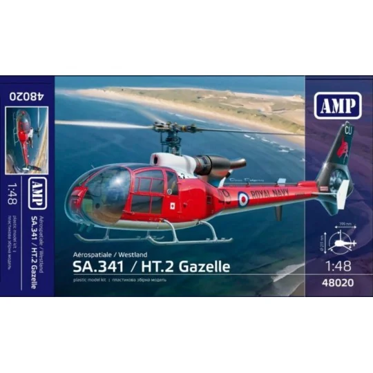 SA.341 / HT.2 Gazelle Aerospatiale / Westland - Micro Mir AMP AMP48020
