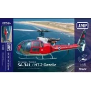 SA.341 / HT.2 Gazelle Aerospatiale / Westland, 1/48 - Micro Mir AMP...
