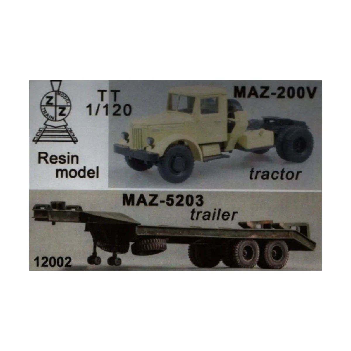 MAZ-200V & MAZ-5203 trailer - ZZ Modell ZZ12002